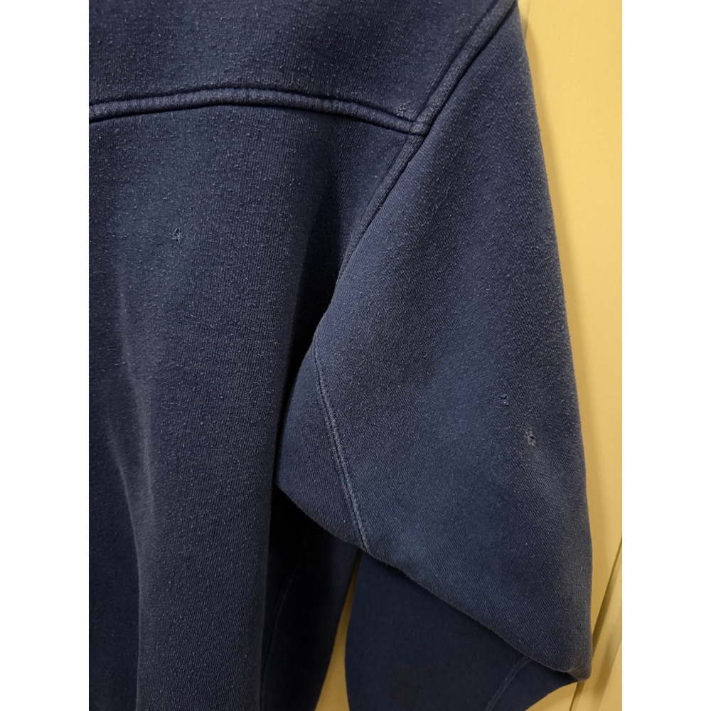 Vintage Galt Crew Kansas Sweatshirt Blue Embroidered Pullover Small Collegiate - Picture 5 of 5